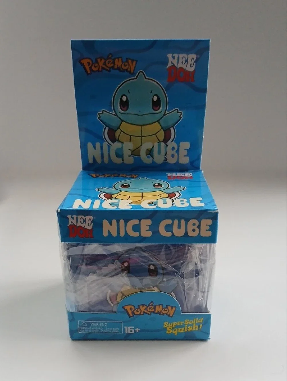 Nice Cube Squishy Toy - Blue Squirtle
